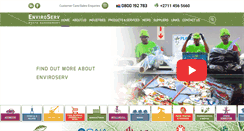 Desktop Screenshot of enviroserv.co.za